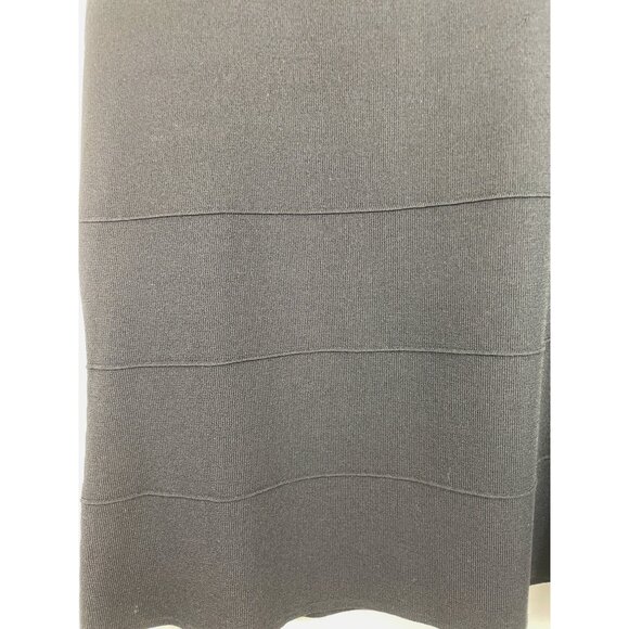 Cable & Gauge Womens Size Medium Black Sleeveless Ribbed Knit Top - Picture 5 of 7